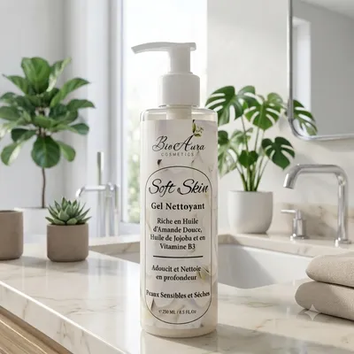 Soft Skin Gel Nettoyant pour Peau Sensible et Sèche 250 ml