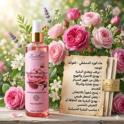 Hydrolat de Rose de Damas 250 ml
